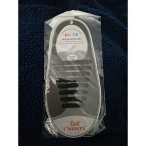 Cool Oumers Silicon Shoelaces - Black - NEW
